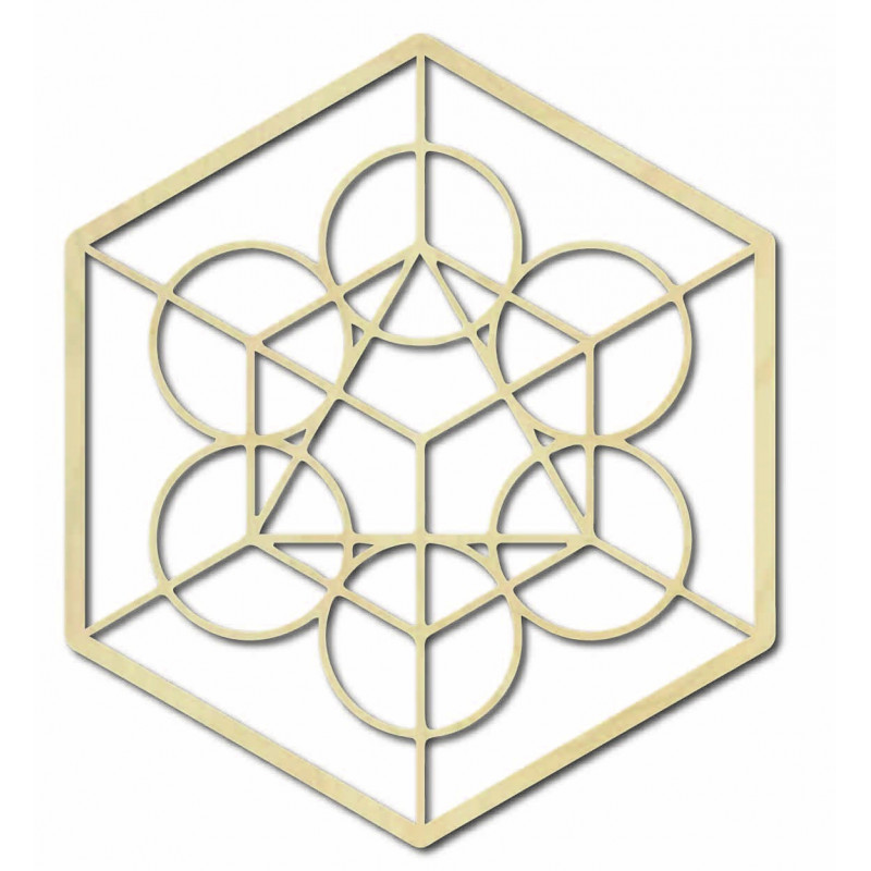 Fából készült geometriai festmény a betakarítás...