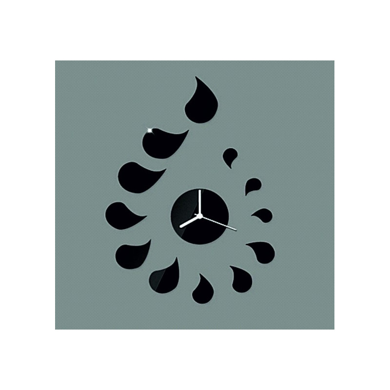 ROZMARIN csepp alakú matricás falióra saját kezűleg