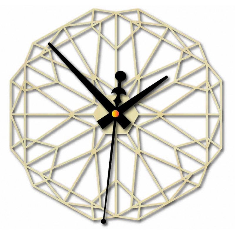 Geometrikus falióra rétegelt lemezből - CUDO