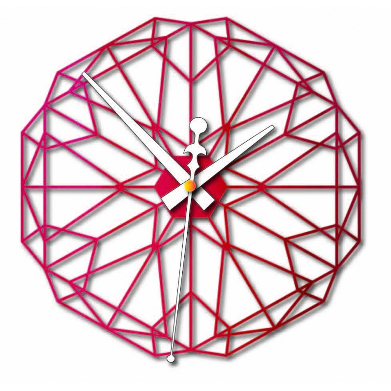 Geometrikus falióra rétegelt lemezből - CUDO