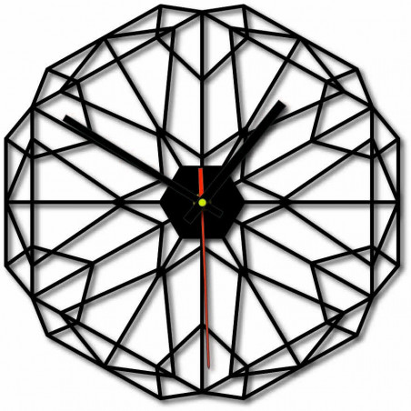 Sentop - MDF falióra HDKF017 nappali szobához és fekete 40 cm