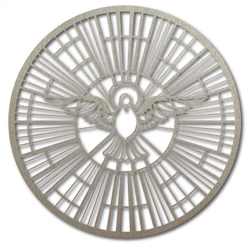 Fából készült galambkép - a Szentlélek szimbóluma