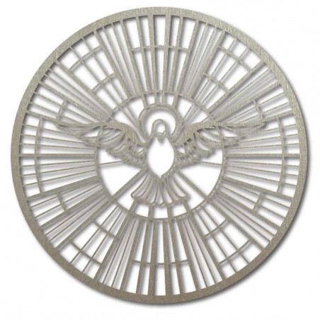 Fából készült galambkép - a Szentlélek szimbóluma