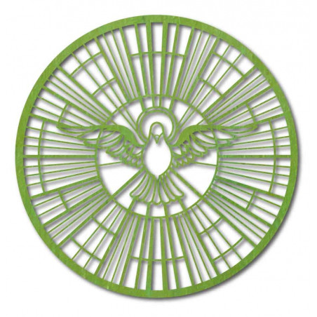 Fából készült galambkép - a Szentlélek szimbóluma