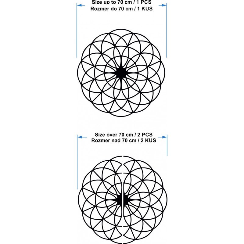 Varázslatos fa mandala a falon - Körök I...