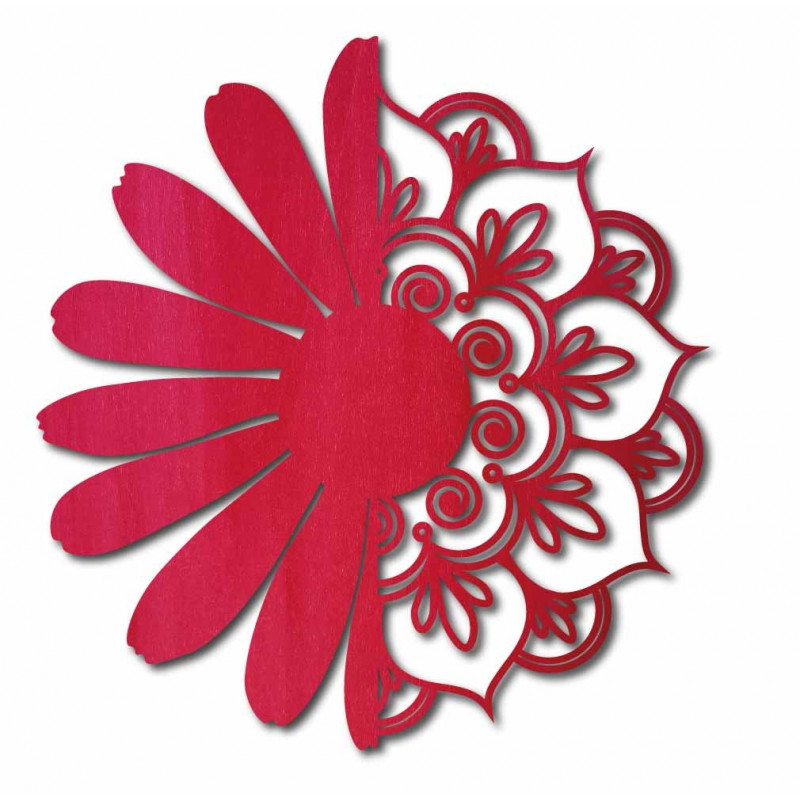 Falfestmény virág - MARGARET