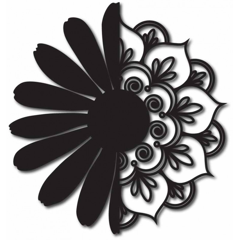 Falfestmény virág - MARGARET