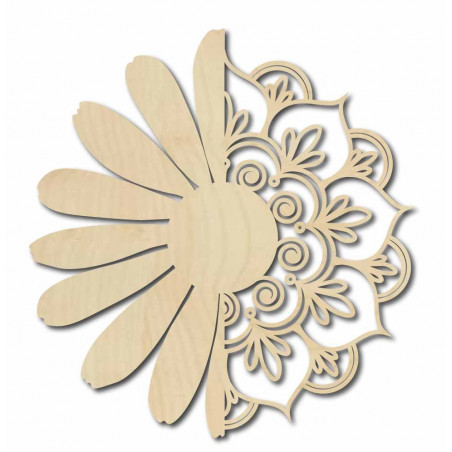 Falfestmény virág - MARGARET