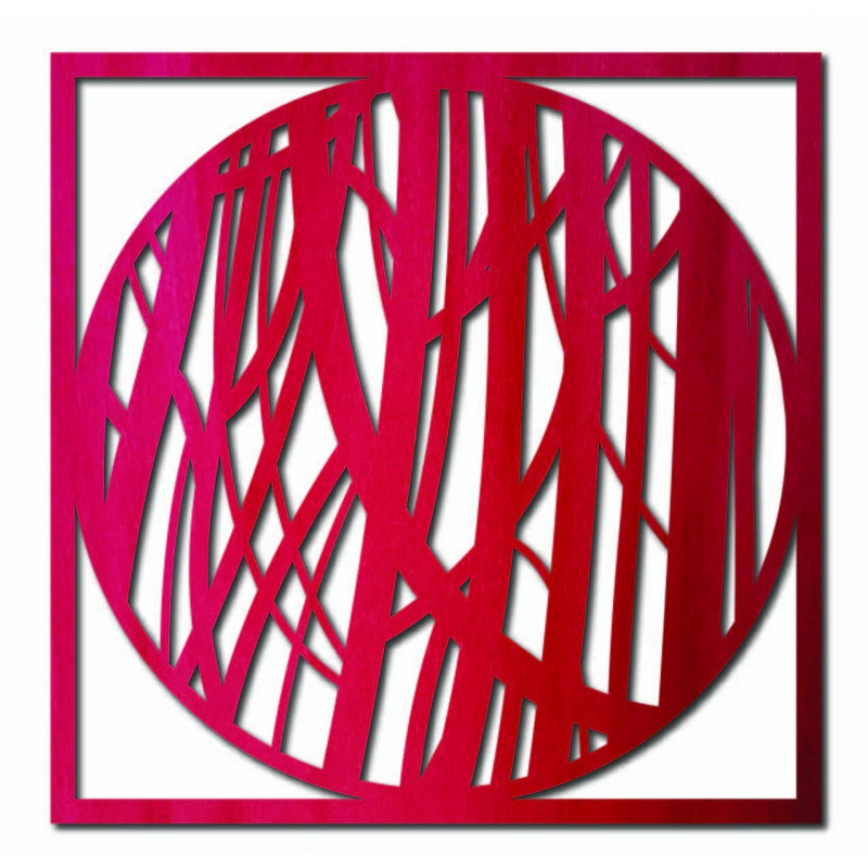 Fából készült falikép egy vonalról - HOGFOG