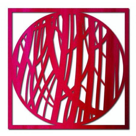 Fából készült falikép egy vonalról - HOGFOG