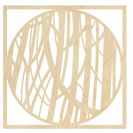 Fából készült falikép egy vonalról - HOGFOG