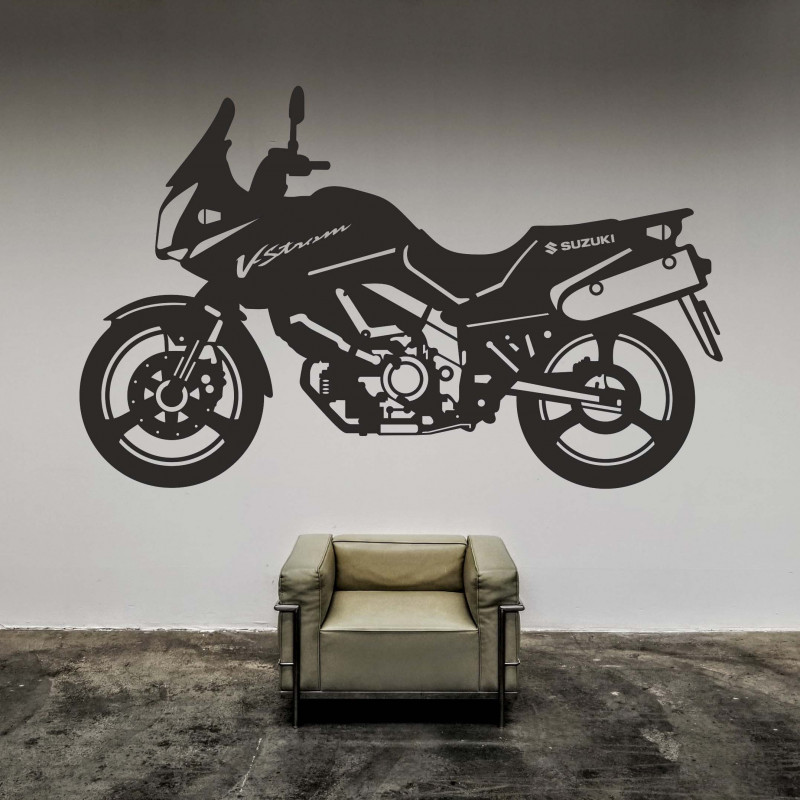 Stílusos falfestmény motorkerékpárra - SUZUKI