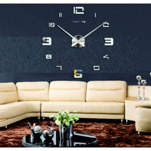 Öntapadós tükrös falióra PROFI CLOCK 3D