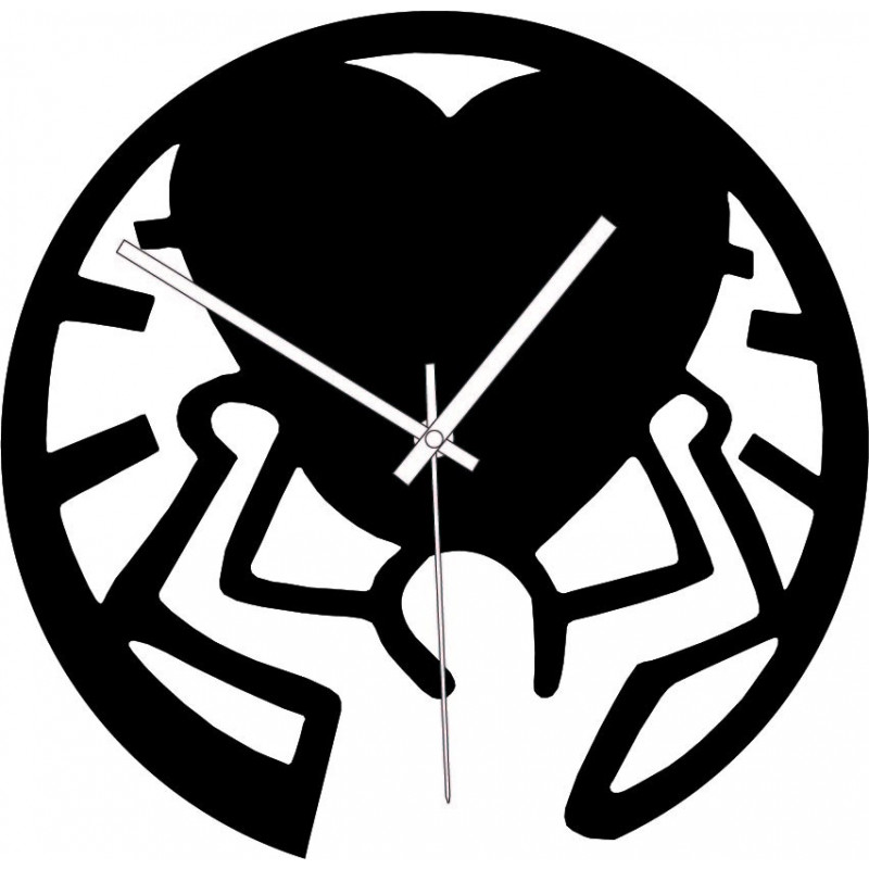 Fa óra - szerelem a vállon fekete és színes |...