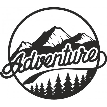 Fából készült falikép természet motívummal - ADVENTURE