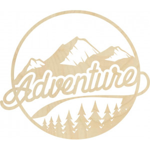 Fából készült falikép természet motívummal - ADVENTURE 2
