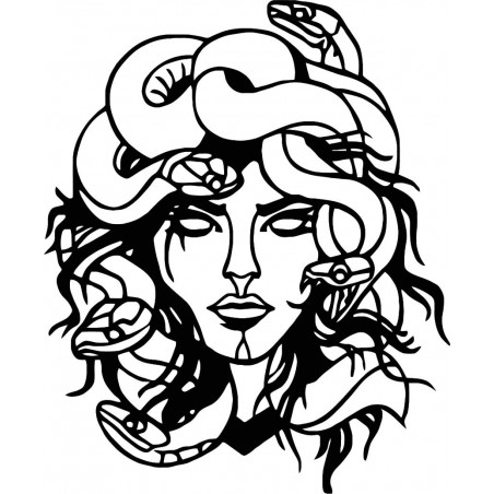 A kép a falon msdúza nő - MEDUSA GORGONA