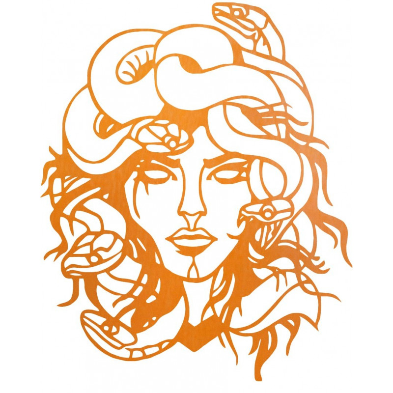 A kép a falon msdúza nő - MEDUSA GORGONA
