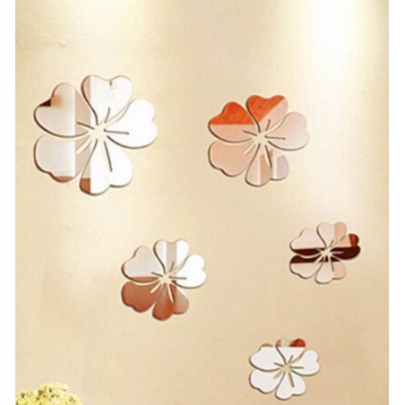 Dekoratív tükrök. Tükör falmatrica, képként vagy dekorációként, 3d akril matrica