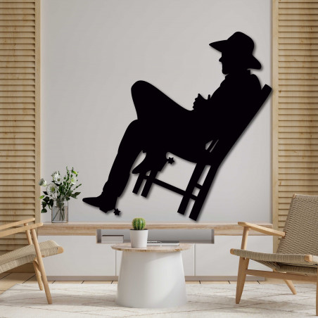 Elegáns fa kép a falon - COWBOY | SENTOP