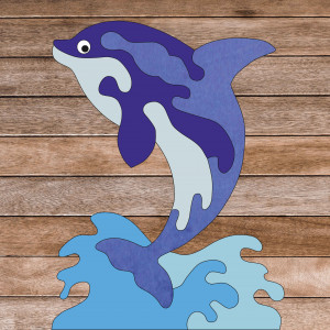 Montessori fa érzékszervi segédeszköz - Delfin | SENTOP... 2