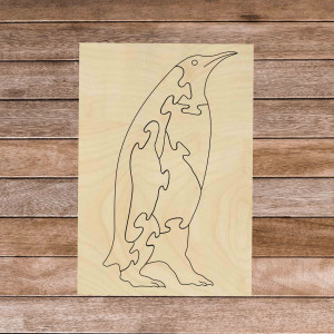 Fa montessori oktatási puzzle - Pingvin | SENTOP H019 Nyár 2