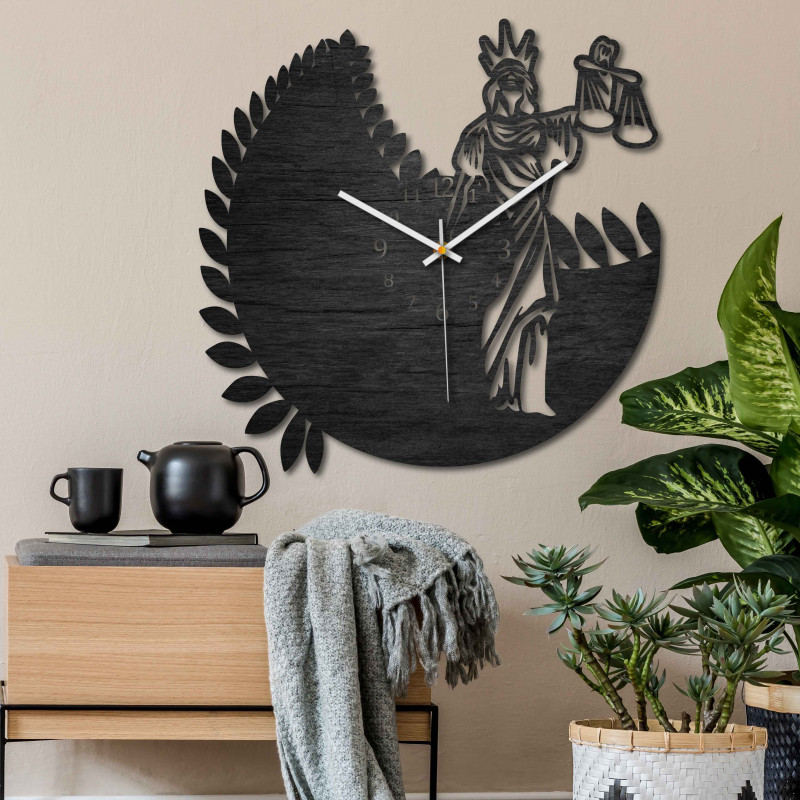 Csillagjegy óra - Mérleg - fekete és natúr