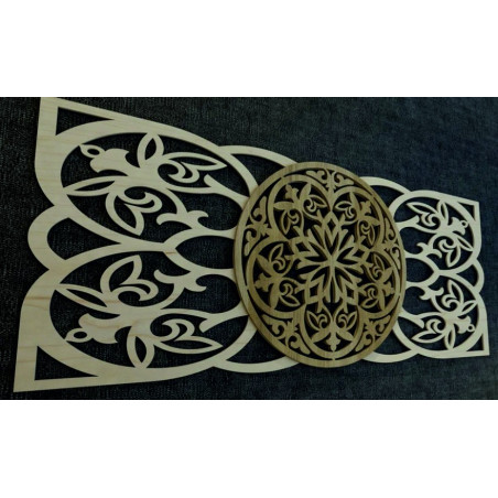 Luxus festmény - Mandala a falon mint festmény Luxus festmény - Mandala a falon mint festmény