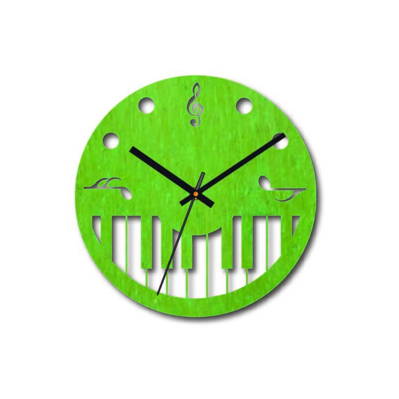 Wall Clock kotta és zongora - HORTO