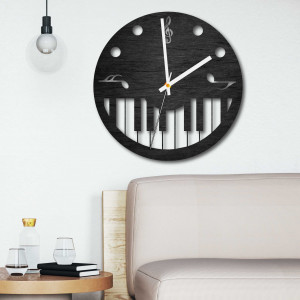 Wall Clock kotta és zongora - HORTO 2