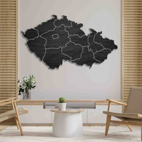 Puzzle fa falitérkép Csehország