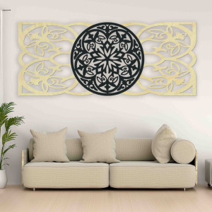 Luxus festmény - Mandala a falon mint festmény 2