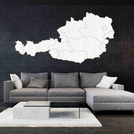 Fa térkép Ausztria falán - 10 db | SENTOP