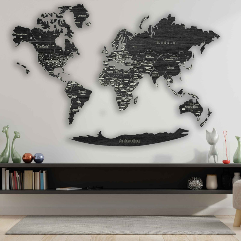 Fa világtérkép a falon | SENTOP