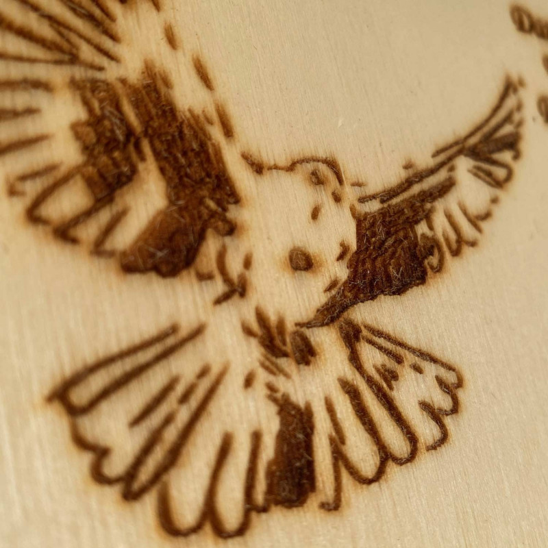 Fából készült asztal - a konfirmáció...