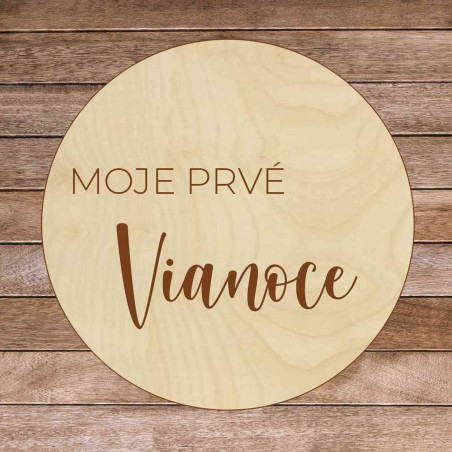 Fából készült mérföldkő - Első karácsonyom 1 db