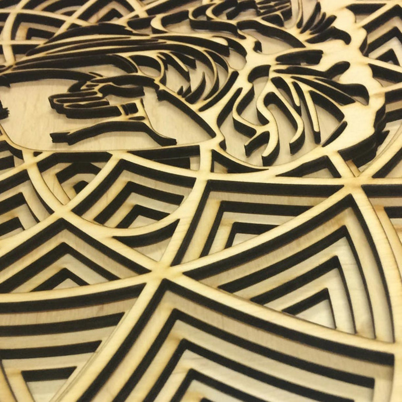 3D festés a falon - Sentop | Mandala Buddha |...