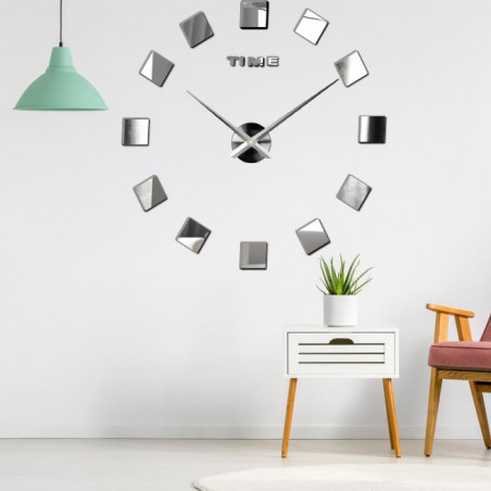 Fali óra Rozsdamentes acél