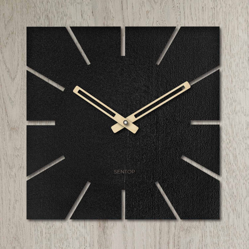Minimalista HDF-ből készült óra modern otthonba.