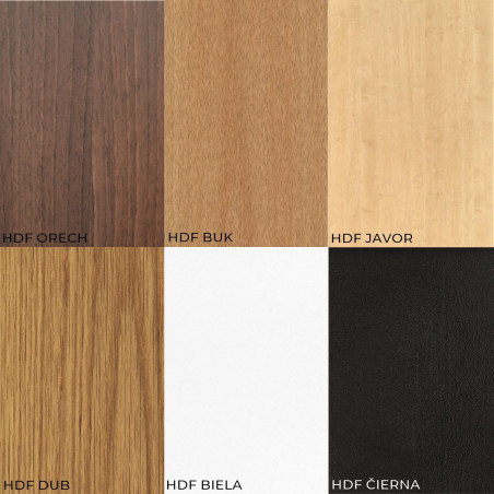 Modern, fából készült falióra minimalista dizájnnal