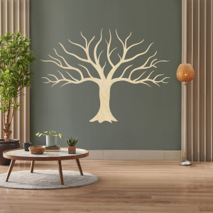 agy fa falfesték díszítés őszi fa rétegelt lemezből Méretek: 900 x 1233 mm