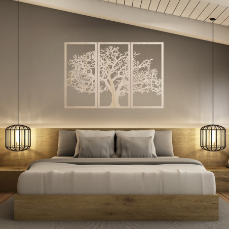 Fa falikép az élet fája: 3 darabos szett