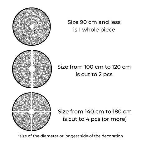 Elegáns fa mandala - Exkluzív fából készült fali dekoráció a nappaliba