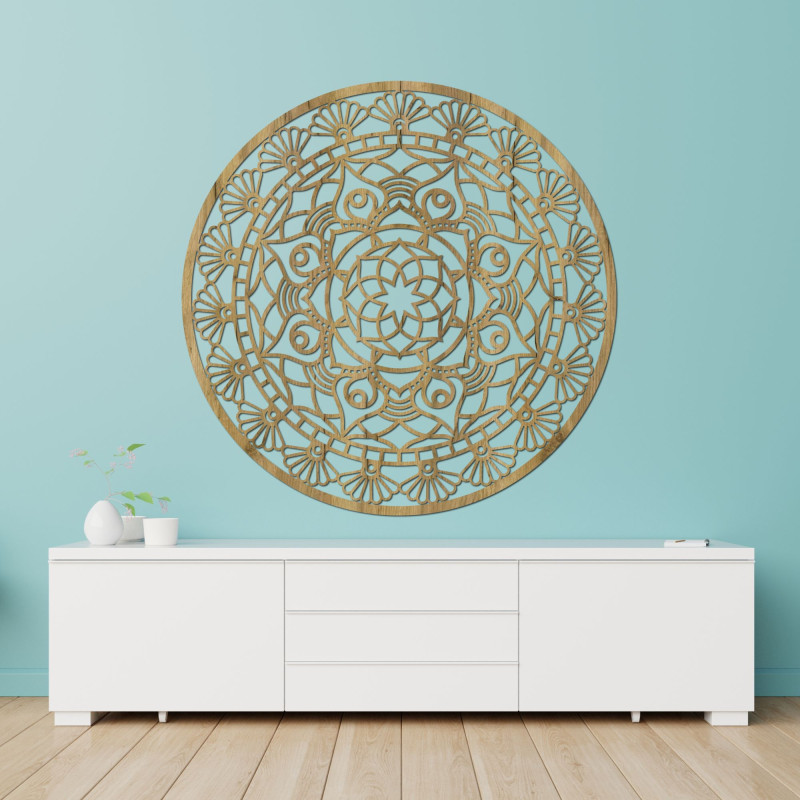 Faragott modern mandala életvirág - ZIBEZI