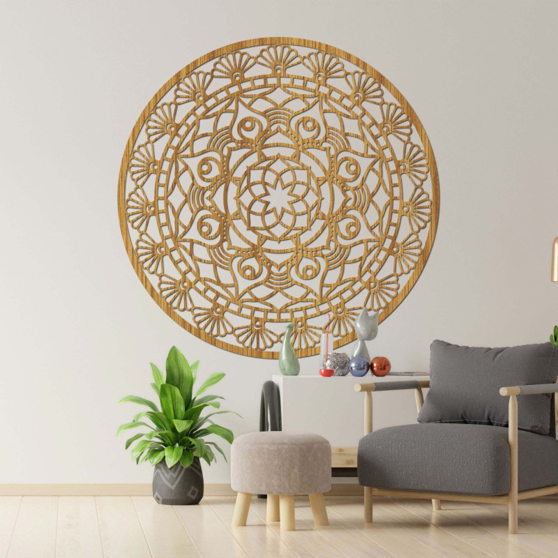 Faragott modern mandala életvirág - ZIBEZI