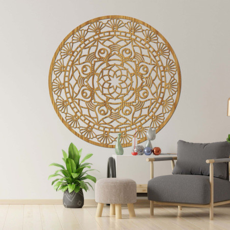 Faragott modern mandala életvirág - ZIBEZI