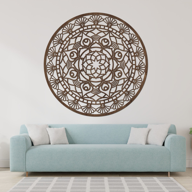 Faragott modern mandala életvirág - ZIBEZI