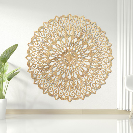 Fából készült mandala a falon – Elegáns dekoráció otthonába | PROKA