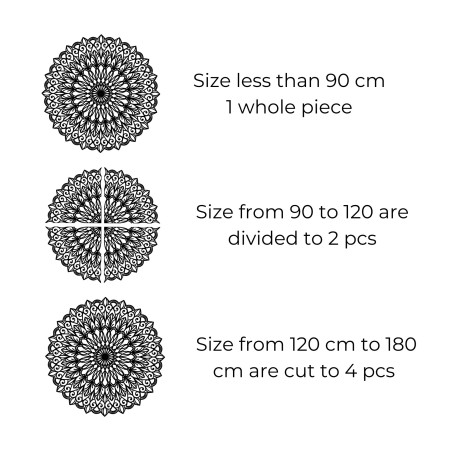 Fából készült mandala falra - Elegáns dekoráció az Ön otthonába