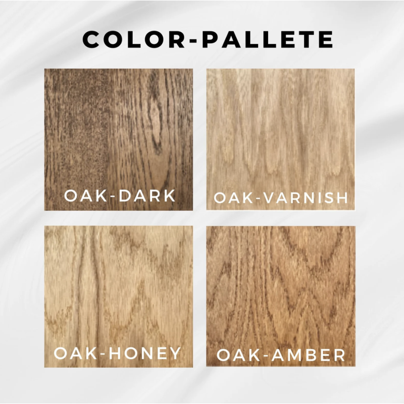 Modern, természetes fából készült falióra